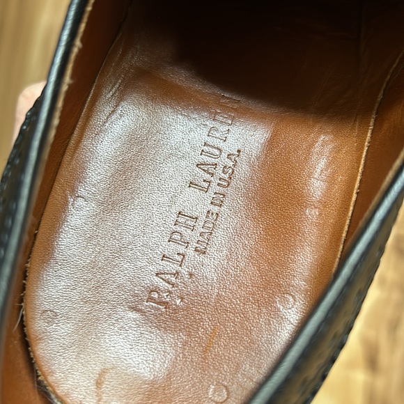 Ralph Lauren Black Label Sanderson Wingtips 11D Made in USA 🇺🇸 - Picture 6 of 8